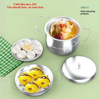 Đồ chơi nấu ăn mini cho bé: Bếp điện thật như đầu bếp, giảm giá chỉ 229.000₫