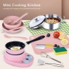 Đồ Chơi Nấu Ăn Mini Nhựa ABS An Toàn, Màu Hồng Xanh, Chi Tiết Đầy Đủ - 309.000₫ 9