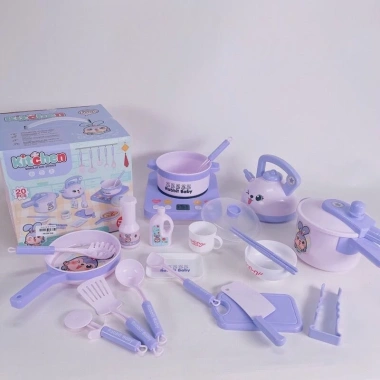 Đồ chơi nấu ăn size siêu to, bộ nồi cơm bếp từ pin 16-20-36-39, giảm còn 189.000₫ 10