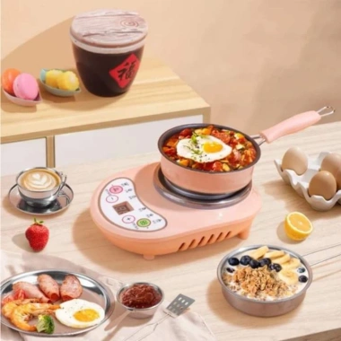 Đồ chơi nấu ăn thật trọn bộ EVADA - Bếp mini cho bé, giá ưu đãi 260k