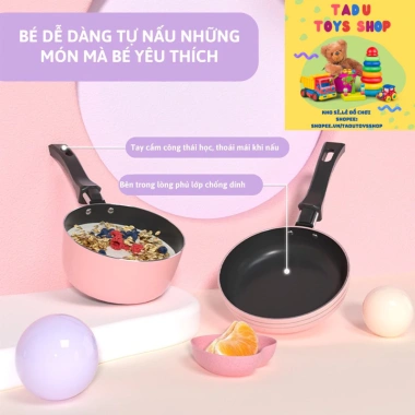 Đồ Chơi Nấu Ăn Trọn Bộ Mini Cho Bé Nhà Bếp Thực Tế Giá Ưu Đãi 179.460 4