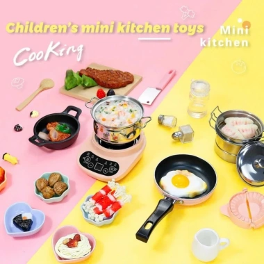 Đồ Chơi Nấu Ăn Trọn Bộ Mini Cho Bé Nhà Bếp Thực Tế Giá Ưu Đãi 179.460 7