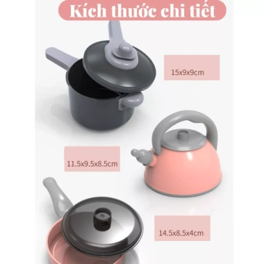 Đồ Chơi Nhà Bếp 69 Chi Tiết Dùng Pin Bộ Nấu Ăn Cho Bé Trai Gái Giá 159.000₫ 4