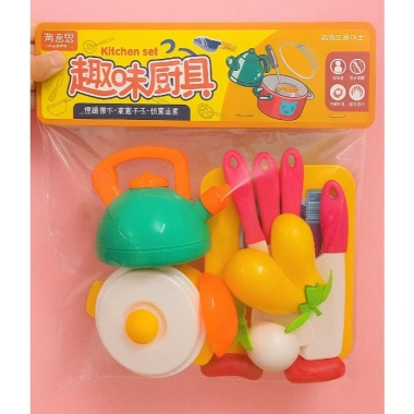 Đồ chơi nhà bếp cho bé - Bộ dụng cụ nấu ăn mini đa màu, rèn kỹ năng làm đầu bếp, giá ưu đãi 58.000₫
