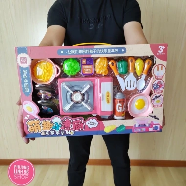Đồ chơi nhà bếp cho bé D52 – Nấu ăn an toàn nhựa nguyên sinh, giá 52.000 VND