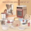 Đồ Chơi Nhà Bếp EDIWANY - Máy Làm Bánh Mì, Lò Nướng, Pha Cà Phê, Hút Bụi Trẻ Em - 141.680₫ 9