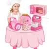 Đồ chơi nhà bếp JENNIFERDZZG - Máy hút bụi, ép trái cây, nướng bánh mì, xay sinh tố, bộ giả vờ cho trẻ 5