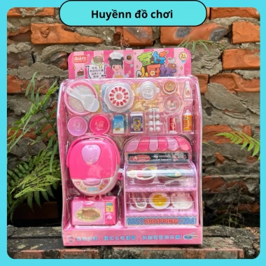 Đồ Chơi Nhà Bếp Mô Phỏng Nồi Cơm Điện & Tủ Lạnh Mini - Mã 1.368-16 Giá 88.900₫ 6