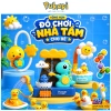 Đồ chơi nhà tắm PUKAPI Vịt phun nước, thác nước, bơi trong bồn tắm, giá ưu đãi 69.000đ
