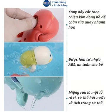 Đồ Chơi Nhà Tắm Rùa, Cá Heo, Vịt, Cua - Vận Động Khỏe Mạnh, Thả Bồn Tắm 19k 3 Đồ Chơi Nhà Tắm Rùa, Cá Heo, Vịt, Cua - Vận Động Khỏe Mạnh, Thả Bồn Tắm 19k 3