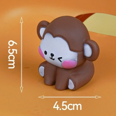 Đồ chơi nhà tắm Set 5 con thú động vật chíp chíp – Ngựa, Voi, Khỉ, Sóc, Cáo – Thả bồn tắm bé, giảm giá 35.000₫