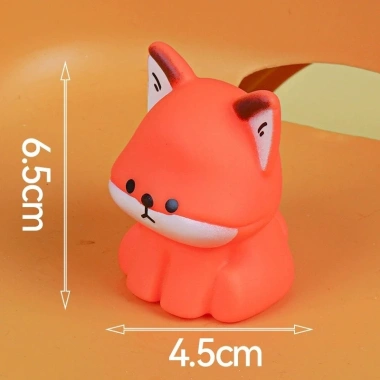 Đồ chơi nhà tắm Set 5 con thú động vật chíp chíp – Ngựa, Voi, Khỉ, Sóc, Cáo – Thả bồn tắm bé, giảm giá 35.000₫