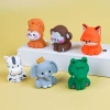 Đồ chơi nhà tắm Set 5 con thú động vật chíp chíp – Ngựa, Voi, Khỉ, Sóc, Cáo – Thả bồn tắm bé, giảm giá 35.000₫ 10