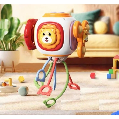 Đồ chơi quả bóng bận rộn 6 mặt cầm tay - Gặm nướu, rút dây, busy ball cho bé, chỉ 61.400₫ Đồ chơi quả bóng bận rộn 6 mặt cầm tay - Gặm nướu, rút dây, busy ball cho bé, chỉ 61.400₫
