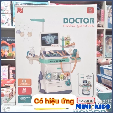 Đồ Chơi Quầy Bác Sĩ 2in1 Size Đại Full Hiệu Ứng Như Thật - Hướng Nghề, Giá Giáo Dục Cao Cấp 379.000 VND 8 Đồ Chơi Quầy Bác Sĩ 2in1 Size Đại Full Hiệu Ứng Như Thật - Hướng Nghề, Giá Giáo Dục Cao Cấp 379.000 VND 8