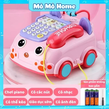 Đồ chơi remote điều khiển TV bé – Nhiều nút bấm, nhạc vui nhộn, Mô Mô Home, giá 45.000₫ 4