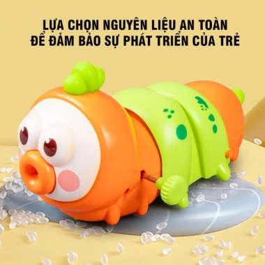 Đồ chơi sâu bướm chạy cót size lớn, miệng thu vào - Tăng cường vận động bé, nhựa ABS 3 Đồ chơi sâu bướm chạy cót size lớn, miệng thu vào - Tăng cường vận động bé, nhựa ABS 3