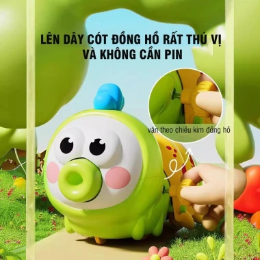 Đồ chơi sâu bướm chạy cót size lớn, miệng thu vào - Tăng cường vận động bé, nhựa ABS 5 Đồ chơi sâu bướm chạy cót size lớn, miệng thu vào - Tăng cường vận động bé, nhựa ABS 5