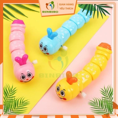 Đồ chơi sâu vặn cót chạy đà Binbibo - Siêu dễ thương, phát triển vận động cho bé