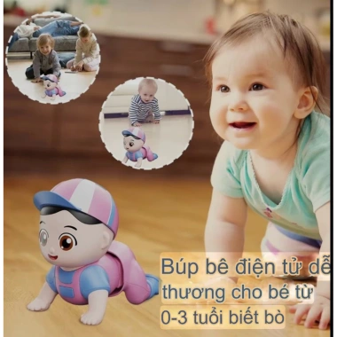 Đồ chơi tập bò cho bé – Phát nhạc vui nhộn, kích thích vận động, giảm giá 56.000₫ 9