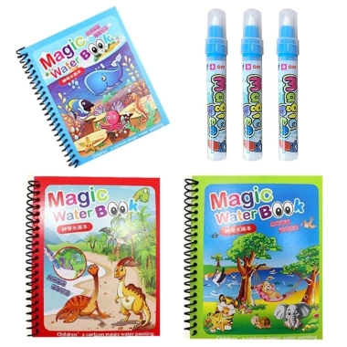 Đồ chơi tranh tô màu nước ma thuật Sankid cho bé: Giá chỉ 19.999₫, phát triển sáng tạo