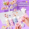 Đồ chơi trẻ em tự làm: Bộ kem keo dán thẻ Goo, hộp ba lớp màu tím, 71.000₫ 2