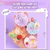 Đồ chơi trẻ em tự làm: Bộ kem keo dán thẻ Goo, hộp ba lớp màu tím, 71.000₫ 5