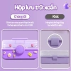Đồ chơi trẻ em tự làm: Bộ kem keo dán thẻ Goo, hộp ba lớp màu tím, 71.000₫ 7