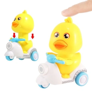 Đồ chơi Vịt chạy xe máy nhấn đầu - Dễ chơi, an toàn, giảm còn 7.000đ cho bé