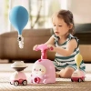 Đồ chơi xe hơi bóng bay - Bơm bóng đua xe có phi hành gia, chỉ 99k 3