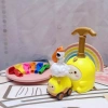 Đồ chơi xe hơi bóng bay - Bơm bóng đua xe có phi hành gia, chỉ 99k 5