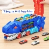Đồ chơi xe khủng long nuốt ô tô, biến hình cầu trượt cho bé trai, giá ưu đãi 134.211₫ 2