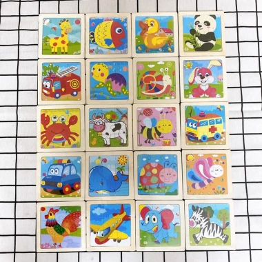 Đồ Chơi Xếp Hình Gỗ Mini 9 Mảnh Moontoy - Giá Ưu Đãi 11.000 VND, Phát Triển Tư Duy Trẻ Em 2