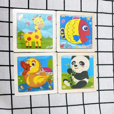 Đồ Chơi Xếp Hình Gỗ Mini 9 Mảnh Moontoy - Giá Ưu Đãi 11.000 VND, Phát Triển Tư Duy Trẻ Em 8