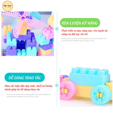 Đồ Chơi Xếp Hình TOP-TOY 100 Chi Tiết - Mô Hình 3D Dễ Thương, Giá 63.000, Phát Triển Tư Duy 8 Đồ Chơi Xếp Hình TOP-TOY 100 Chi Tiết - Mô Hình 3D Dễ Thương, Giá 63.000, Phát Triển Tư Duy 8
