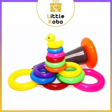 Đồ Chơi Xếp Tháp Vòng Vịt 3 Size - Nhựa Bền, Túi Lưới, Phát Triển Trí Tuệ, Giá Ưu Đãi 40.999₫ 3