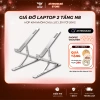 Đỡ Laptop Macbook N8 2 Tầng Nhôm Gấp Gọn, Chống Trượt và Tản Nhiệt - 89k