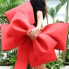 Đỏ Lớn EVA Nơ DIY - Trang Trí Cây Giáng Sinh, Tiệc Cưới, Năm Mới Đa Kích Cỡ 7