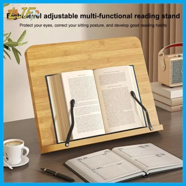 Đỡ Sách Gỗ LJF Điều Chỉnh Đa Năng, Gập Lại, Nhẹ, Giá 71.390₫ - Giáo Khoa, Máy Tính