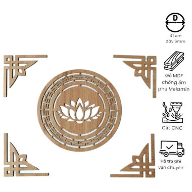 Đồ trang trí bàn thờ MDF Thái Lan chống ẩm màu Vàng sồi 41cm - Giá ưu đãi 80.000₫ 10 Đồ trang trí bàn thờ MDF Thái Lan chống ẩm màu Vàng sồi 41cm - Giá ưu đãi 80.000₫ 10