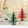 Đồ trang trí cây thông Noel mini gỗ, treo Giáng sinh, quà tặng trẻ em, giảm 20%