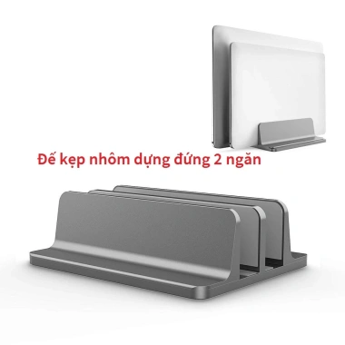 Dock Giá Đỡ Laptop & MacBook Nhôm Đứng Cứng Cáp, Sang Trọng - Dựng Gọn 330.000