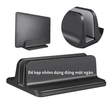 Dock Giá Đỡ Laptop & MacBook Nhôm Đứng Cứng Cáp, Sang Trọng - Dựng Gọn 330.000
