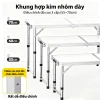 DODO Bàn gấp viền nhôm đa năng, gọn nhẹ dễ xếp cho sân vườn, ban công, picnic 3
