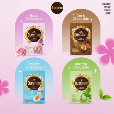 ĐƠN 309K + keychain & 2 bao lì xì, Socola Queenam dinh dưỡng 12 vị 75/150g 30.000 VND 6