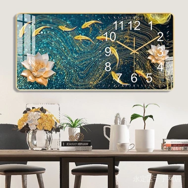Đồng Hồ 5D Tráng Gương UV Treo Tường Cao Cấp - Trang Trí Phòng Khách Giá 189k Giảm Giá