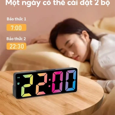 Đồng hồ báo thức LED vintage - Trang trí bàn học, gaming, phòng khách, 96.945₫ 4 Đồng hồ báo thức LED vintage - Trang trí bàn học, gaming, phòng khách, 96.945₫ 4