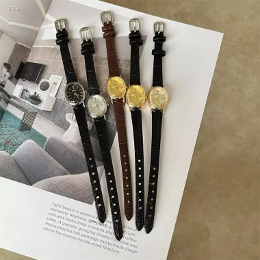 Đồng hồ bầu dục NAIDU K-Style mỏng cho nữ sinh viên – Thạch anh thẩm mỹ, thiết kế học sinh, giá 116.600₫ 6