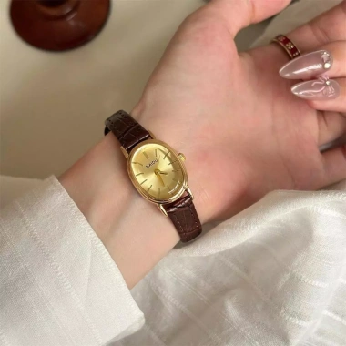 Đồng hồ bầu dục NAIDU K-Style mỏng cho nữ sinh viên – Thạch anh thẩm mỹ, thiết kế học sinh, giá 116.600₫ 7