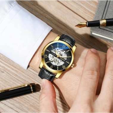 Đồng hồ cơ nam Chenxi CX-8.802 dây da lộ máy tự động - Bảo hành 12 tháng, chỉ 348.999₫ 4